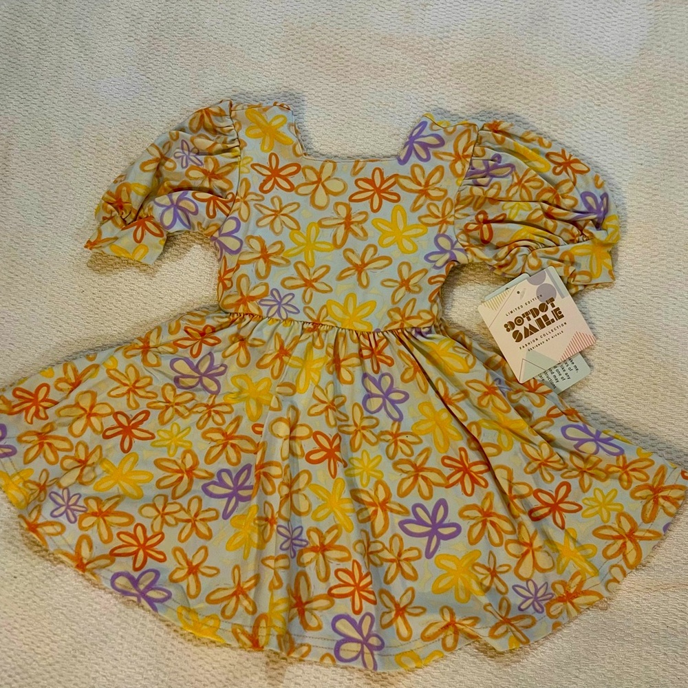 New Dot Dot Smile size 2T limited edition floral twirl dress